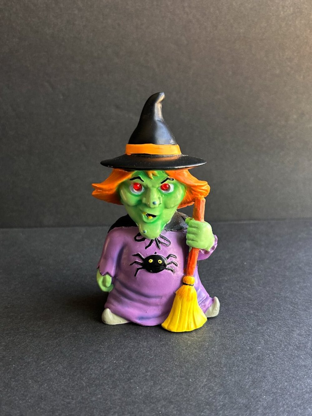 Vintage Halloween 90s Sound Maker Witch Figure
